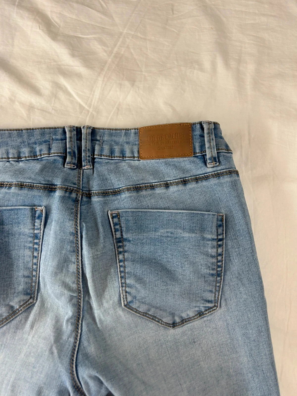 Jean slim azul claro cache cache – photo 9